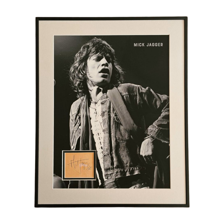 Mick Jagger ingelijst